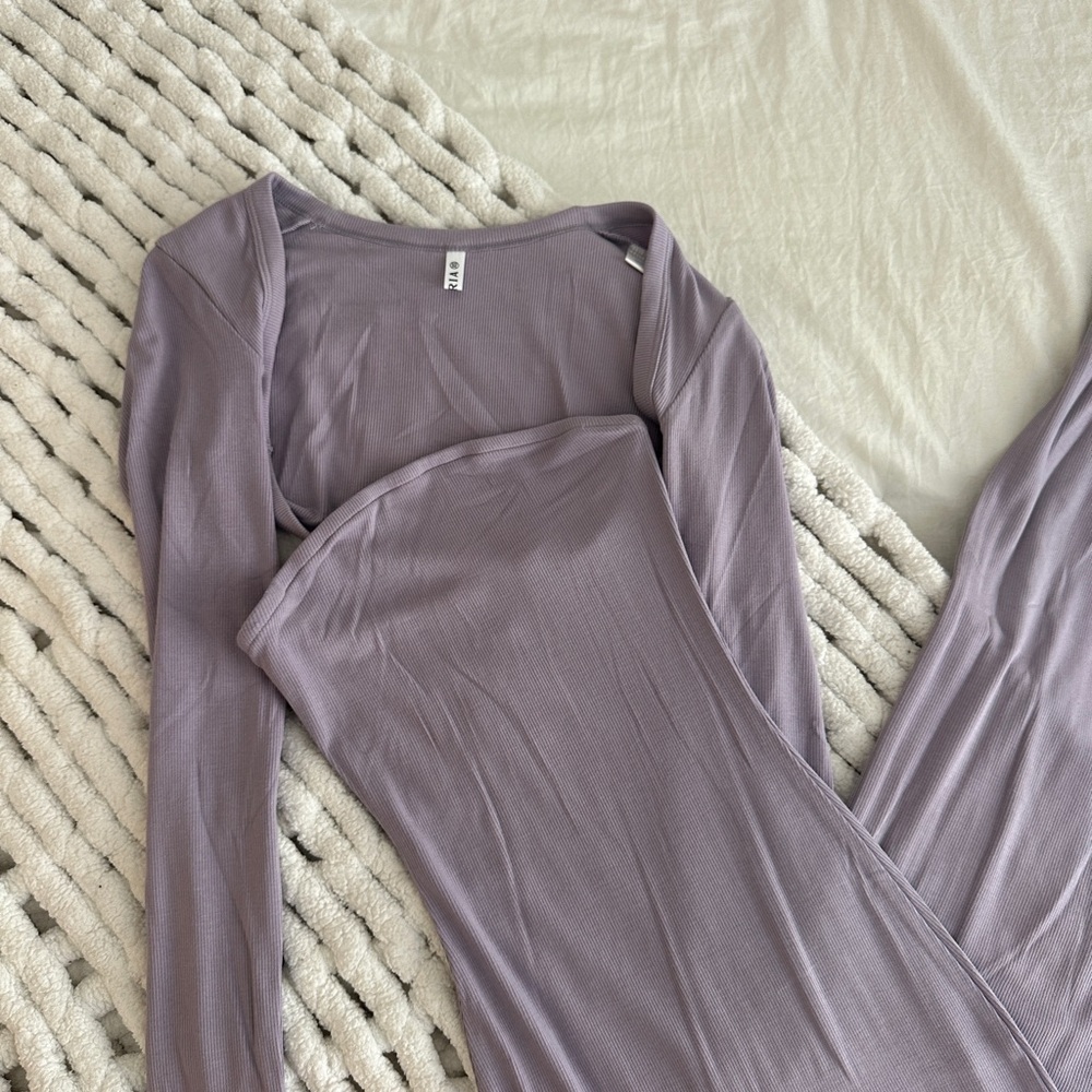 Brand New Reoria Lavender Long Sleeve Dress
